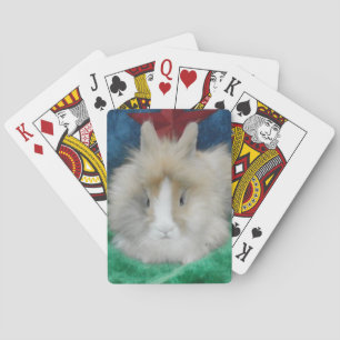 Flüchtige Lionhead-Kaninchen-Spielkarten Spielkarten