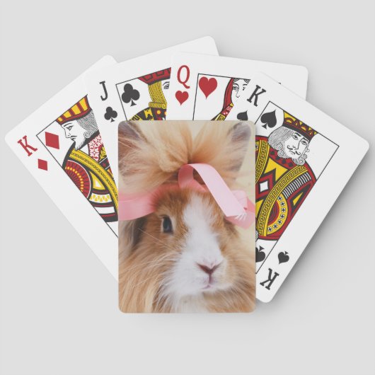 Flüchtige Lionhead-Kaninchen-Spielkarten Spielkarten (Rückseite)