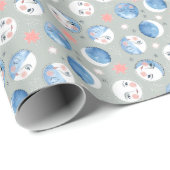Flüchtige Mondphasen Geschenkpapier (Rolleneckpunkt)