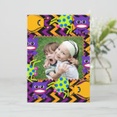 Flüchtige Monster-Fotokarte (Stehend Vorderseite)