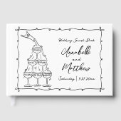 Flüchtige Retrohandkraut Gästebuch (Vorderseite)