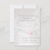 Flüchtige Schmetterlinge und UAWG RSVP Karte (Rückseite)