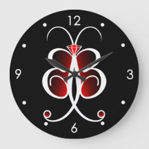 Flüchtige Schmetterlingsmütze Rote große Rundwand