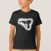 flüchtige Strahlngewehr-Weißversion T-Shirt (Vorderseite)