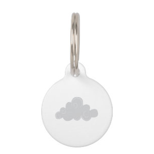 Flüchtige Wolke Haustiermarke