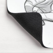 Flüchtiger Baby-Elefant Mousepad (Ecke)