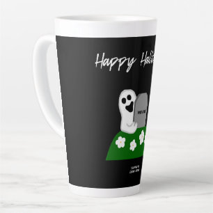 Flüchtiger Blick eine Boo-Geist große Latte Tasse