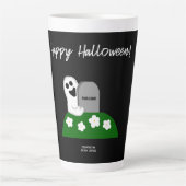 Flüchtiger Blick eine Boo-Geist große Latte Tasse (Vorderseite)