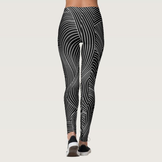 Flüchtiger Blick eine Boo-Katzen-Leggings Leggings (Rückseite)