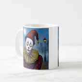Flüchtiger Clown Kaffeetasse (Vorderseite Links)