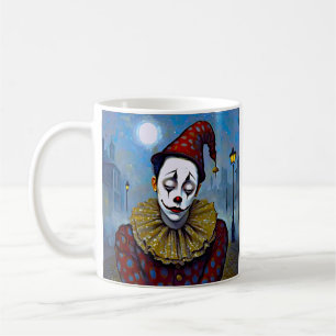 Flüchtiger Clown Kaffeetasse
