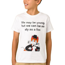 Flüchtiger Fuchs - Kinder T-Shirt