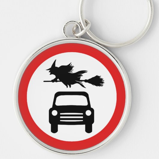 Flüchtiger Hexenkeyring Schlüsselanhänger (Vorne)