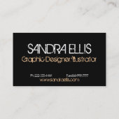 Flüchtiger städtischer Herz-Designer Visitenkarte (Rückseite)