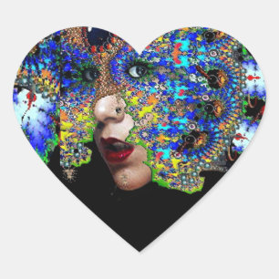 FLÜCHTIGES Herz Herz-Aufkleber