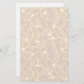 Flüchtiges Seepferd-und Anker-Muster Briefpapier (Vorne/Hinten)