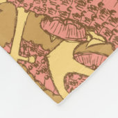 Flüchtiges Seepferd-und Anker-Muster Fleecedecke (Ecke)