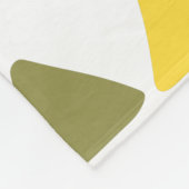 Flüchtiges und Niedliches Dreiecksmuster | Farblic Fleecedecke (Ecke)