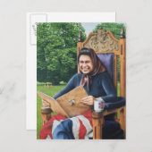 Flüchtlinge aus England 1975 Postkarte (Vorne/Hinten)