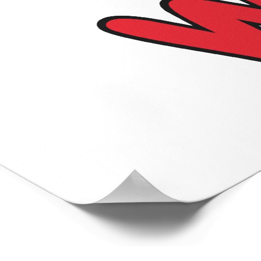 Flüchtlinge willkommen poster (Ecke)