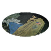 Flüchtlings-Erntedank Schneidebrett (Ecke)