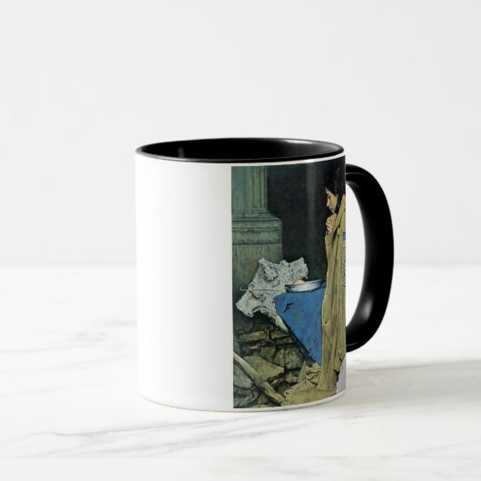 Flüchtlings-Erntedank Tasse (VorderseiteRechts)