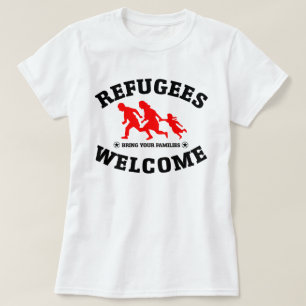 Flüchtlings-Willkommen holen Ihre Familien T-Shirt