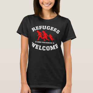 Flüchtlings-Willkommen holen Ihre Familien T-Shirt