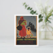 Flüchtlingshilfe (1938)_Propaganda-Poster Postkarte (Stehend Vorderseite)