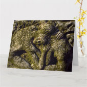 FLÜCHTLINGSJumbo-Grußkarte Karte (Gelbe Blume)