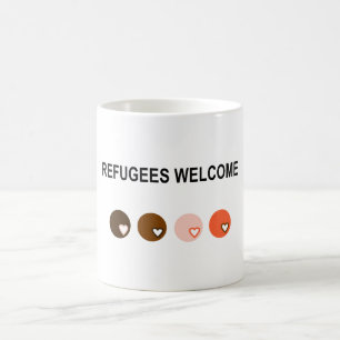 Flüchtlingswillkommen Kaffeetasse