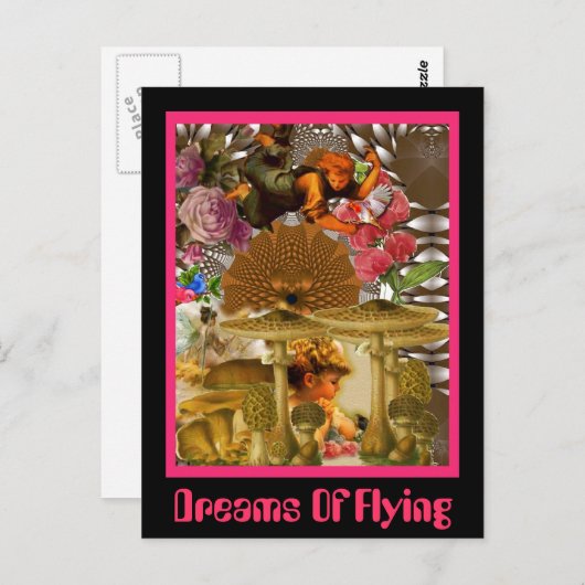 Fluchtträume Postkarte (Vorne/Hinten)