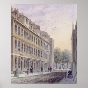 Fludyer Street im Blick auf das Parlament Poster