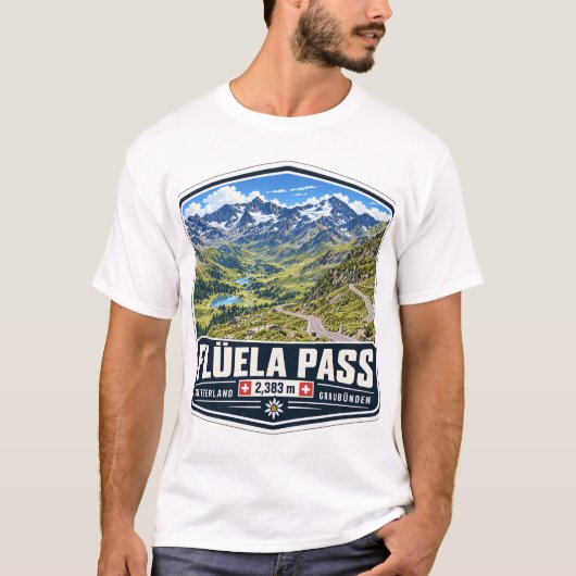 Flüela Pass T-Shirt (Vorderseite)