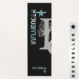 FLUENCER Yoga Mat Fitness Abstrakter Blauer Ozean Yogamatte