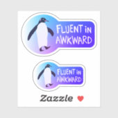 Fluent in Awkward Sticker Pair (Blatt)