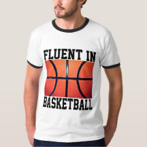 Fluent in Basketball Funny Basketball