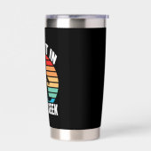 Fluent in Hide and Seek Funny Bigfoot Thermobecher (Links)