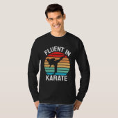 Fluent in Karate Funny Karate T-Shirt (Vorne ganz)