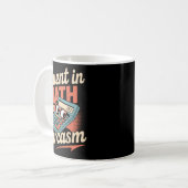 Fluent in Mathe und Sarcasm Funny Lehrer _1 Kaffeetasse (Vorderseite Links)