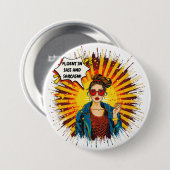 Fluent in Sass und Sarcasm Button (Vorne & Hinten)