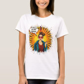 Fluent in Sass und Sarcasm T-Shirt (Vorderseite)