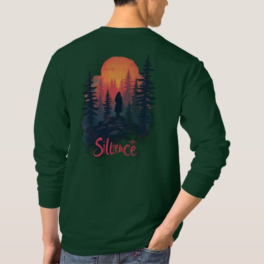 Fluent in Stille T-Shirt (Rückseite)