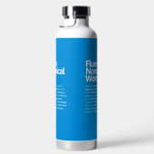 Fluent in unsinnigen Worten, sarkastisch Trinkflasche (Rechts)