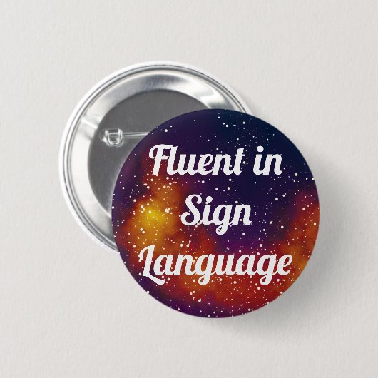 Fluent/Signsprache Anpassbare Galaxy-Identität Button (Vorne & Hinten)