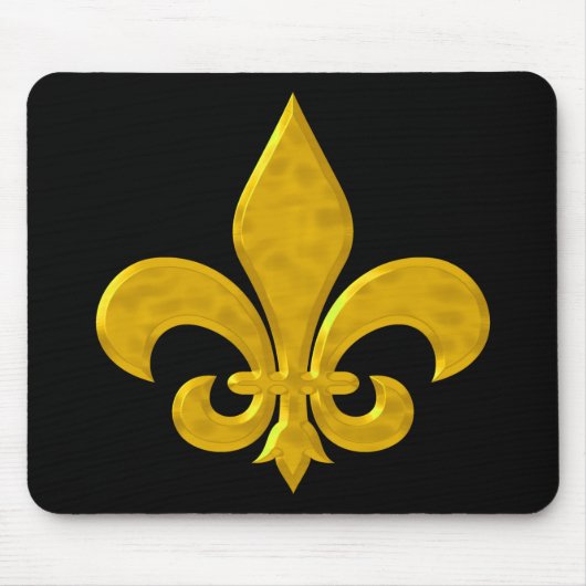 Fluer De Lis Hammergold Mousepad (Vorne)