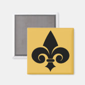 Fluer De Lis Magnet (Vorderseite/Rückseite)