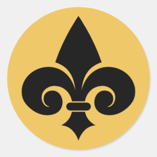 Fluer De Lis Stickers (Vorderseite)
