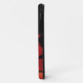 Fluers de Pavot Rouge sur Noir Case-Mate iPhone Hülle (Hinten/Links)