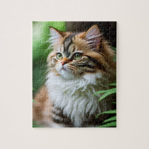 "Fluff and Cuddles: The Chubby Persian Cat" Puzzle